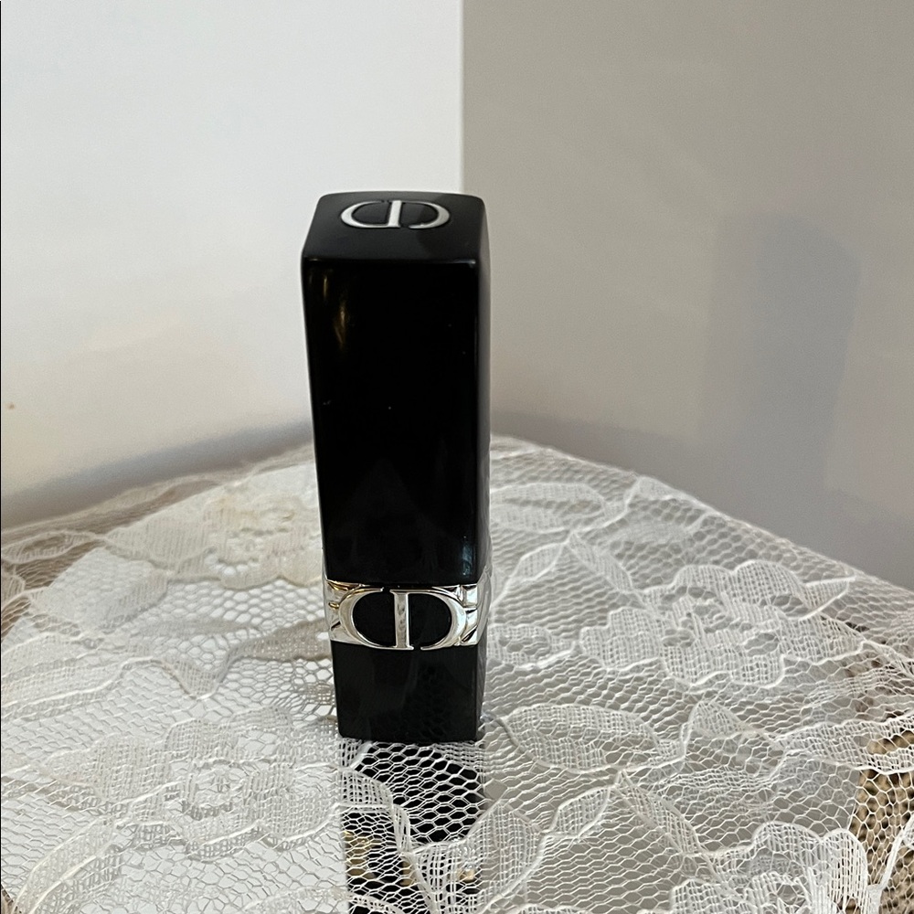 Dior Black and Silver Lipstick Holder ROUGE DIOR MATTE LIPSTICK NEW